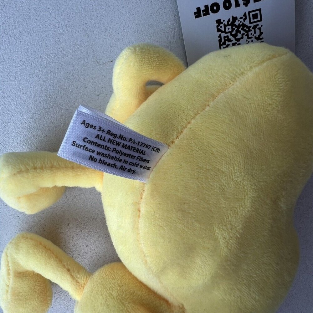 Rare Whatnot App Logo Yellow Plush Collectible Toy From New York Comic Con 2023 - Picture 10 of 10